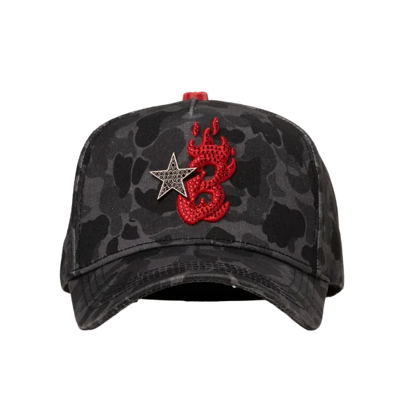 B Star Red Camo